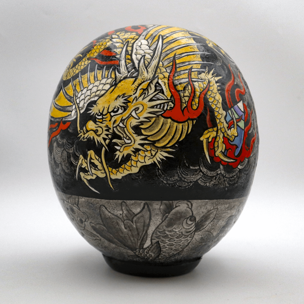 新宿租界極開運達磨 [金龍]