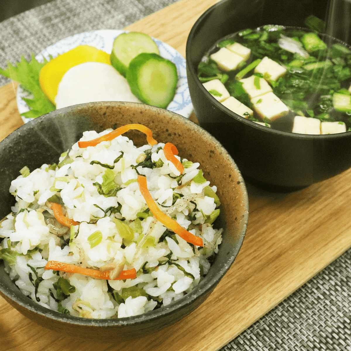 Zさんの野沢菜飯