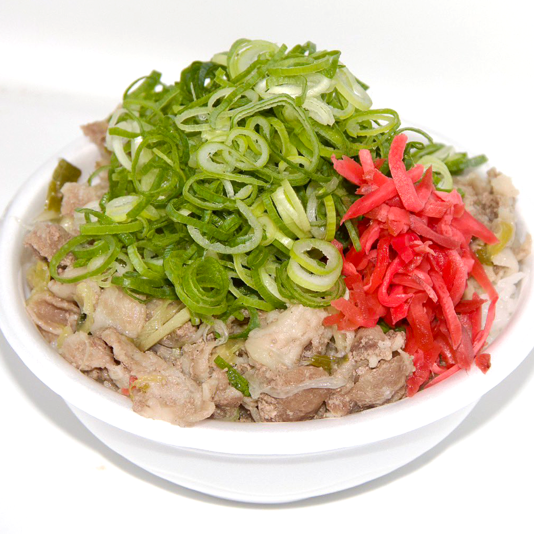 豚バラネギ塩丼