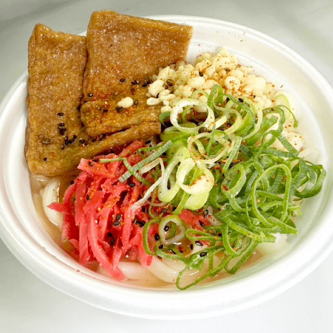 あったか〜い♨️きつねうどん"ねぎざんまい"