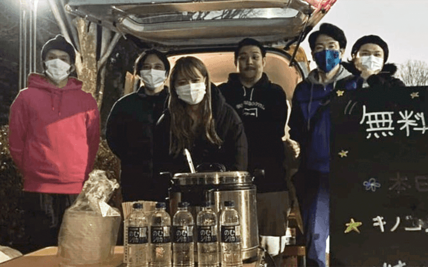 炊き出し活動を三ヵ月続けてみて。