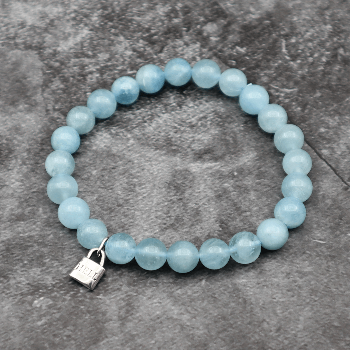 新宿租界 極開運南京数珠(アクアマリン)