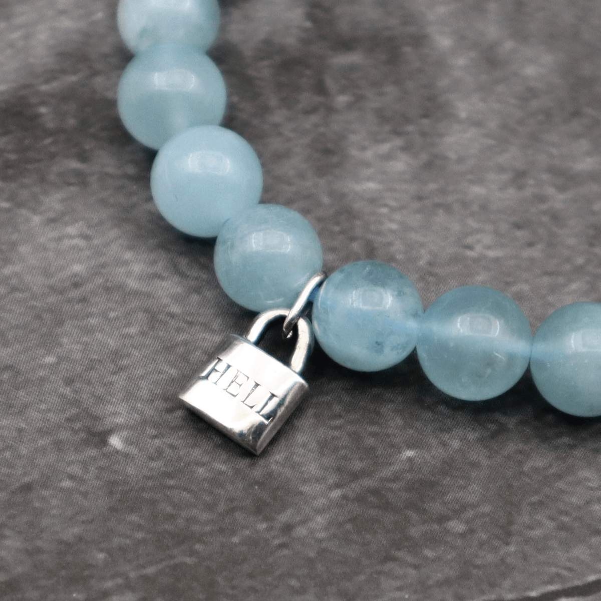 新宿租界 極開運南京数珠(アクアマリン)