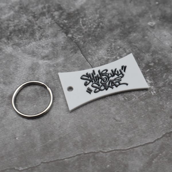 新宿租界 Graffiti Logo キーリング(Gray)[限定4個]